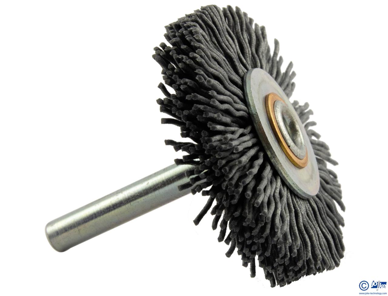 Polishing brushes, wheel, shank Ø 6 mm